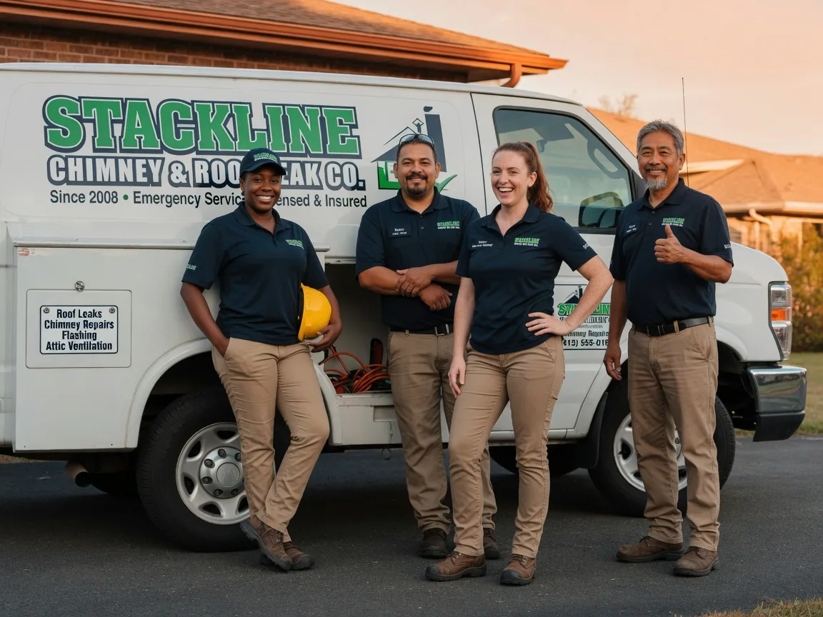 Chimney flashing repair company in Maysville, NC